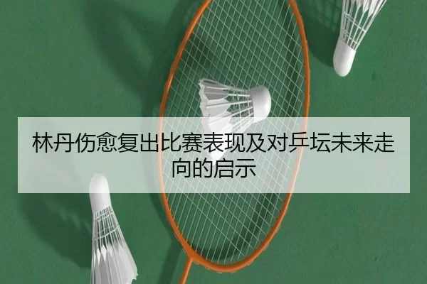 林丹伤愈复出比赛表现及对乒坛未来走向的启示